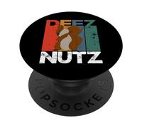 Deez Nutz Nutcracker Squirrel Gopher Chipmunk Dees Nuts PopSockets PopGrip Adesivo