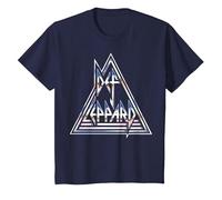 Def Leppard - Collide Maglietta, Bambini, Navy, 10 Anni