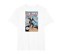 Def Leppard - Fumetto Maglietta, Uomo Taglie Grandi, Bianco, 4X Tall
