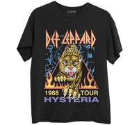 Def Leppard 'Hysteria 88' (Nero) T-Shirt - NUOVO E UFFICIALE