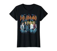 Def Leppard - Hysteria City Buffalo Maglietta, Donna, Nero, M