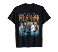 Def Leppard - Hysteria City Buffalo Maglietta, Uomo, Nero, XL