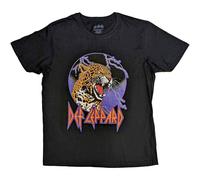 Def Leppard Lightning Leopard ufficiale Uomo maglietta unisex