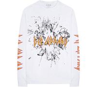 Def Leppard Long Sleeve Shatter ufficiale Uomo maglietta unisex
