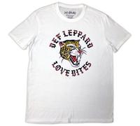 Def Leppard Love Bites Circle autorizzato Uomo maglietta