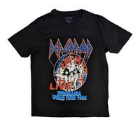 Def Leppard Pyro World Tour ufficiale Uomo maglietta unisex