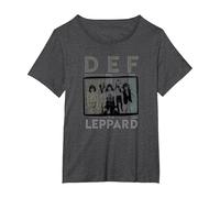 Def Leppard - Rock of Ages Maglietta, Donna Plus-Size, Grigio Scuro, 2X