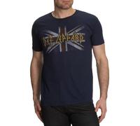 Def Leppard - T-Shirt Homme Bleu Marine Def Leppard "Vintage Kjack" (Taille M)