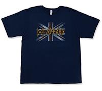 Def Leppard - T-Shirt Homme Bleu Marine Def Leppard "Vintage Kjack" (Taille XL)