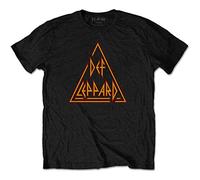 Def Leppard - T-Shirt # L Unisex Black # Classic Triangle