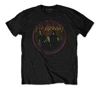 Def Leppard - T-Shirt # M Black Unisex # Vintage Circle