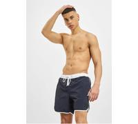 DEF Pantaloncini da bagno di base in tinta unita S Blu