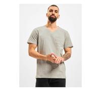 DEF T-Shirt Maglia Top T Shirt Scollo A V 100% Cotone Base Tutti i Giorni Uomo