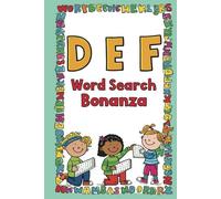 DEF Word Search Bonanza: Puzzle Book for | Easy-to-Read | Great for Early Learning, Gifts, and Cozy Evenings | 6x9 Inch