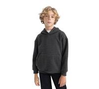 DeFacto B7773A8, Felpa con Cappuccio Ragazzi, Anthra Melange,