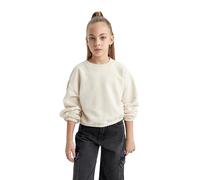 DeFacto B7788A8, Maglia di Tuta Ragazze, Ecru,