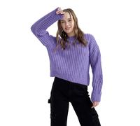 DeFacto V1811az Camicia da Donna, Lilla Scuro, M