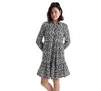 DeFacto Z2447az, Abito a Maniche Lunghe Donna, Nero, 42