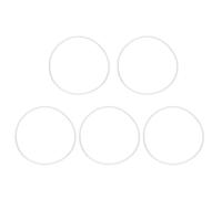 DEFANEX 5 O-ring in silicone da 132 mm, diametro interno 140 mm, larghezza | VMQ - Guarnizione O-Ring per tubo del rubinetto, tubo dell'acqua, connessioni di tenuta del gas, bianco