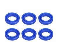 DEFANEX 6 guarnizioni radiali per albero ONU, diametro interno 22 mm x | Paraolio TPU, Shore 90A, per pistoni/Cilindro idraulico industriale/Cilindro pneumatico/Attrezzatura di sollevamento