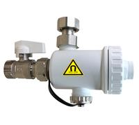 Defangatore Magnetico Sotto Caldaia Plastica Compatto Completo Valvola Raccordo