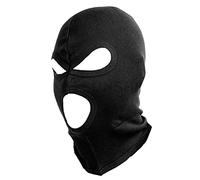 DEFCON 5 Balaclava a 3 Fori, D5-1935C, Uomo, Passamontagna, D5-1935C-B, Nero, Taglia Unica
