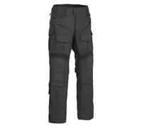DEFCON 5 Bulldog Tactical Pant Poly Cotton Rip-Stop (IT, Testo, L, Regular, Regular, Black)