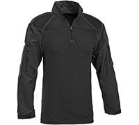 Defcon 5 Combat Shirt con Protezioni nelle Braccia (Large, Nero)