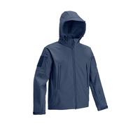 DEFCON 5 GIACCA TATTICA SOFTSHELL SCORPION CON CAPPUCCIO NAVY BLUE D5-3431 NB