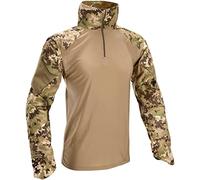 DEFCON 5 Lycra Combat Shirt Softair Militare Ripstop Polycotton MULTILAND D5-1603 ML (M)