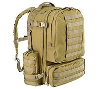 DEFCON 5 Modular Back Pack Zaino, Unisex, Zaino, Modular Backpack, Coyote Tan, 30 x 56 x 35 cm