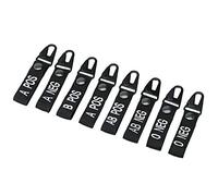 DEFCON 5 Moschettone Multiuso Portachiavi e Accessori Nero con Gruppo Sanguigno B +