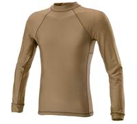 DEFCON 5 T-SHIRT LONG SLEEVES LYCRA MESH COYOTE D5-1789 CT T SHIRT MANICA LUNGA
