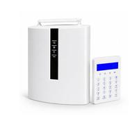 DEFCON X CENTRALE ALLARME IP/GSM 4G WIRELESS E FILARE CON GESTIONE DA APP LAN/GPRS 8 AREE TASTIERA TOUCH