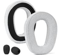 Defean Cuscinetti auricolari di ricambio G321 compatibili con cuffie da gioco Bluetooth wireless Logitech G321 Lightspeed, memory foam ad alta densità e tessuto a rete (pallido)