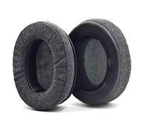 defean Cuscinetti auricolari di ricambio in flanella di colore grigio compatibile con cuffie Audio-Technica M40X M50 M50X MSR7 / Fostex T50RP / MDR 7506 / Cloud Alpha Cloud