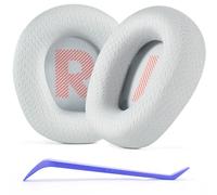 Defean Cuscinetti auricolari di ricambio in tessuto a rete compatibili con cuffie JBL Quantum 100/100X/100P/100M2 (Q100/Q100X/Q100P/Q100M2), Quantum 350 (Q350) (argento)