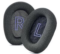 Defean Cuscinetti auricolari di ricambio in tessuto a rete e memory foam, compatibili con cuffie da gioco wireless Logitech G522 Lightspeed (grigio scuro)