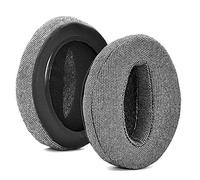 defean Cuscinetti auricolari di ricambio in tessuto grigio HD4.50BT, HD4.50BTNC, HD4.40BT, compatibili con cuffie Bluetooth Sennheiser HD 4.50BT, HD 4.50BTNC, HD 4.40BT (tutti i tessuti)