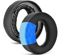 defean - Cuscinetti auricolari in gel di raffreddamento per PS5, compatibili con cuffie wireless Sony PS5, Pulse 3D Wireless, tessuto VSilky Cool, schiuma ad alta densità con cancellazione del rumore
