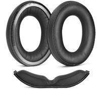 defean Kit di cuscinetti auricolari e cuscinetti di ricambio compatibili con cuffie Sennheiser HD620S, HD400Pro, HD560S, pelle proteica più morbida, spessore aggiunto