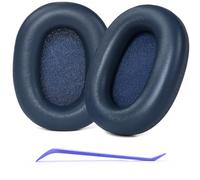 Defean XM6 - Cuscinetti auricolari di ricambio in pelle di agnello, compatibili con cuffie wireless Sony WH-1000XM6, pelle di agnello più morbida, schiuma per isolamento acustico (blu)