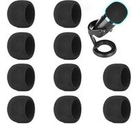 Defean Yeti Nano Microfoni Pop Filter Compatibile con Blue Yeti Nano Mic Microfoni (non compatibile con Blue Yeti, Yeti Pro), copertura antivento con cancellazione del rumore, confezione da 10