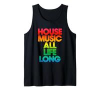 Defected House Music, stampa arcobaleno per tutta la vita Canotta