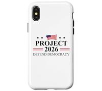 Defend Democracy Project 2026 Protest Sign Fight Oligarchy Custodia per iPhone X/XS