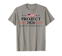 Defend Democracy Project 2026 Protest Sign Fight Oligarchy Maglietta