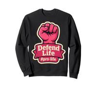 Defend Life PRO-Life - Pugno sollevato da Donna Felpa
