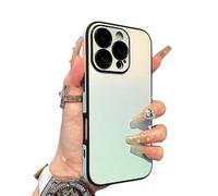 Defendcase Gradient Color Lens Film All Inclusive for iPhone Case, Anti-Slip Sides for iPhone 16/15/14/13 Pro Max, Fully Covered Edge Anti-Fall Mobile Case (12,D)