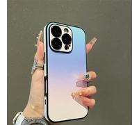 Defendcase Gradient Color Lens Film All Inclusive for Iphone Case, Gradient Color Lens Film All Inclusive Case, Anti-Slip Sides, for Iphone 16/15/14/13/12pro Max (Blue,15)