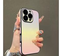 Defendcase Gradient Color Lens Film All Inclusive for Iphone Case, Gradient Color Lens Film All Inclusive Case, Anti-Slip Sides, for Iphone 16/15/14/13/12pro Max (Yellow,16)